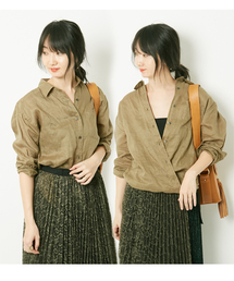 AMERICAN RAG CIE | AMERICAN RAG CIE　フレンチリネンカシュクールシャツ(シャツ/ブラウス)