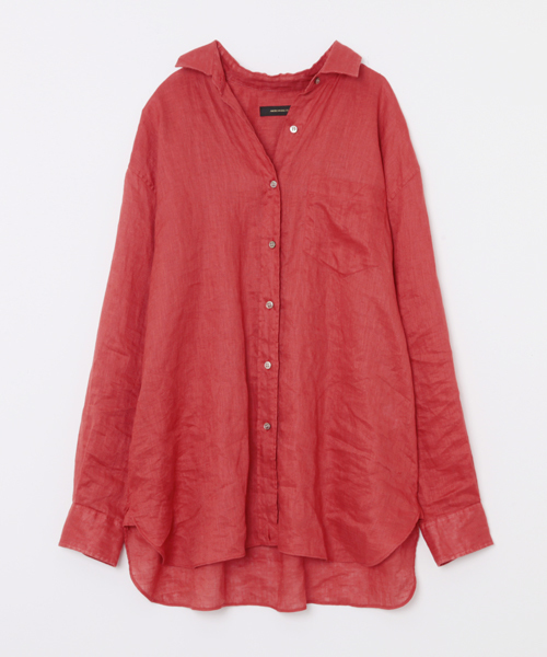 AMERICAN RAG CIE（アメリカンラグシー）の「AMERICAN RAG CIE　フレンチリネンカシュクールシャツ（シャツ/ブラウス・レディース・ホワイト/カーキ/レッド・FREE）」の21枚目の写真