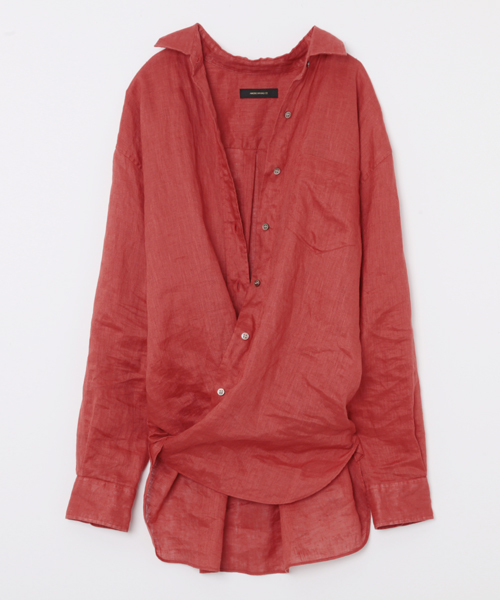 AMERICAN RAG CIE（アメリカンラグシー）の「AMERICAN RAG CIE　フレンチリネンカシュクールシャツ（シャツ/ブラウス・レディース・ホワイト/カーキ/レッド・FREE）」の20枚目の写真