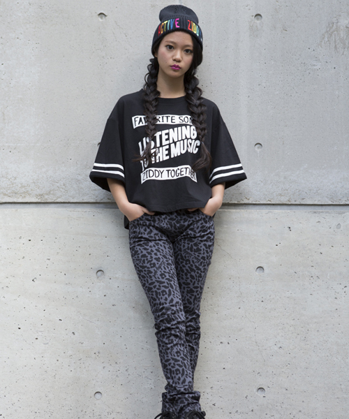 ZIDDY（ジディ）の「ZIDDY/ストレッチツイルヒョウ柄スキニーパンツ（その他パンツ・キッズ・グレー/オフホワイト・130/160/150/140）」の12枚目の写真