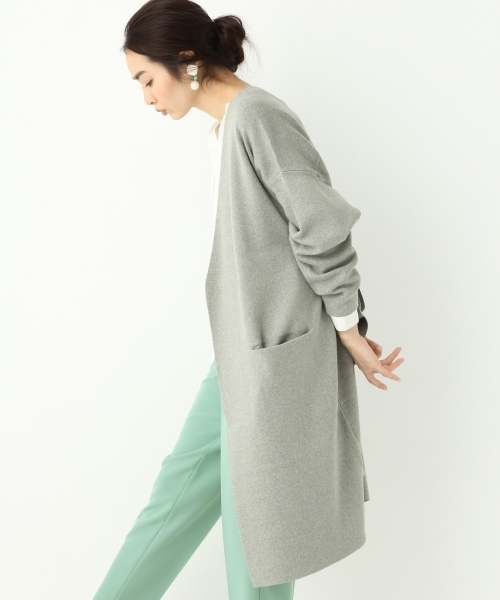 A part by（アパートバイ）の「14GCoソウバリロングカーディガン 744589 （カーディガン/ボレロ・レディース・グレー/ブルー/ホワイト/キャメル・FREE）」の21枚目の写真