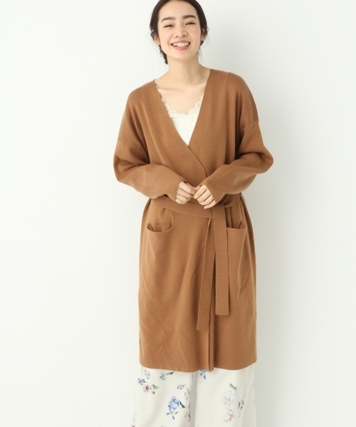 A part by（アパートバイ）の「14GCoソウバリロングカーディガン 744589 （カーディガン/ボレロ・レディース・グレー/ブルー/ホワイト/キャメル・FREE）」の13枚目の写真