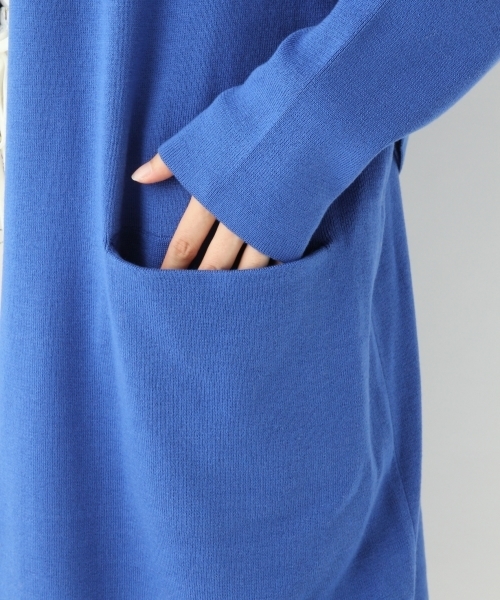 A part by（アパートバイ）の「14GCoソウバリロングカーディガン 744589 （カーディガン/ボレロ・レディース・グレー/ブルー/ホワイト/キャメル・FREE）」の12枚目の写真