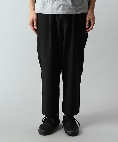 JOURNAL STANDARD（ジャーナルスタンダード）の「TR 1Pイージーワイドパンツ#（その他パンツ・メンズ・ブラック/グリーン系その他/グレー/ネイビー・LARGE/SMALL/MEDIUM）」の5枚目の写真