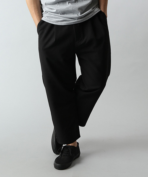 JOURNAL STANDARD（ジャーナルスタンダード）の「TR 1Pイージーワイドパンツ#（その他パンツ・メンズ・ブラック/グリーン系その他/グレー/ネイビー・LARGE/SMALL/MEDIUM）」の20枚目の写真