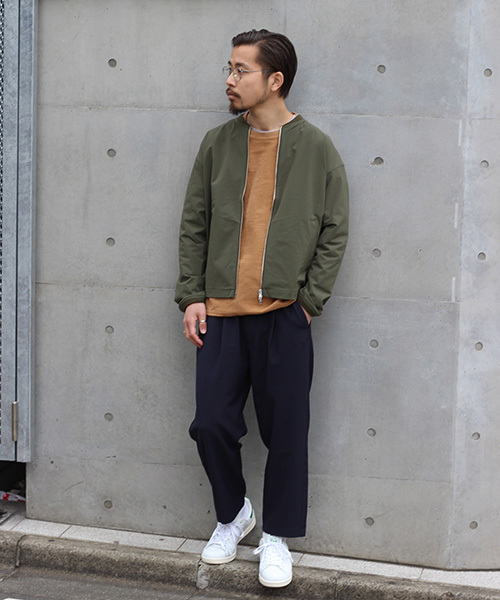 JOURNAL STANDARD（ジャーナルスタンダード）の「TR 1Pイージーワイドパンツ#（その他パンツ・メンズ・ブラック/グリーン系その他/グレー/ネイビー・LARGE/SMALL/MEDIUM）」の11枚目の写真