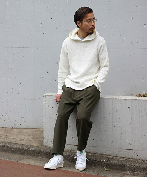 JOURNAL STANDARD（ジャーナルスタンダード）の「TR 1Pイージーワイドパンツ#（その他パンツ・メンズ・ブラック/グリーン系その他/グレー/ネイビー・LARGE/SMALL/MEDIUM）」の12枚目の写真