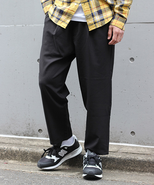 JOURNAL STANDARD（ジャーナルスタンダード）の「TR 1Pイージーワイドパンツ#（その他パンツ・メンズ・ブラック/グリーン系その他/グレー/ネイビー・LARGE/SMALL/MEDIUM）」の21枚目の写真