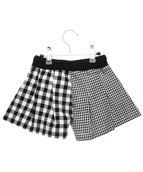 X-girl Stages(エックスガールステージス)の「GINGHAM CULOTTES (12M~3T)(その他パンツ・キッズ・ブラック/レッド・12M/2T/3T)」の3枚目の写真