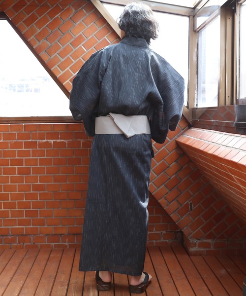 【セール】しじら浴衣 3点セット ゆかた 帯 下駄 コットン（浴衣）｜８(eight)（エイト）