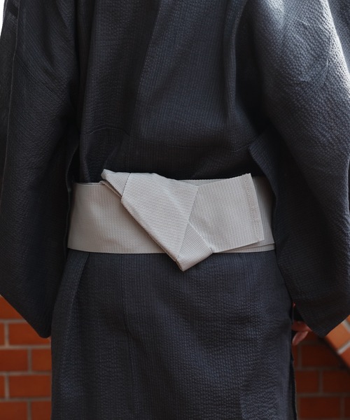 【セール】しじら浴衣 3点セット ゆかた 帯 下駄 コットン（浴衣）｜８(eight)（エイト）