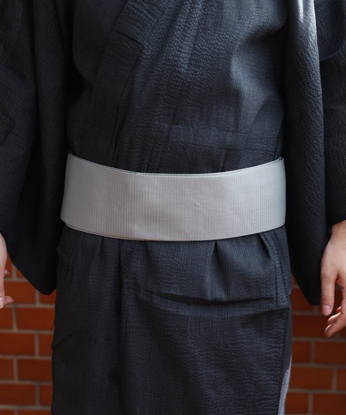 【セール】しじら浴衣 3点セット ゆかた 帯 下駄 コットン（浴衣）｜８(eight)（エイト）