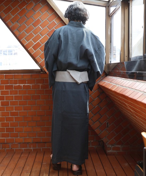 【セール】しじら浴衣 3点セット ゆかた 帯 下駄 コットン（浴衣）｜８(eight)（エイト）