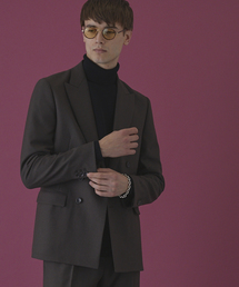 STUDIOUS HIGH | STUDIOUS HIGH ストレッチサキソニーダブルジャケット(テーラードジャケット)