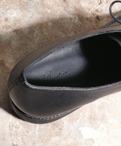 Magine（マージン）の「COW LEATHER DERBY PLANE TOE:カウレザー ダービープレーントゥ（ドレスシューズ・メンズ・ブラウン/ブラック・42/41/43）」の10枚目の写真