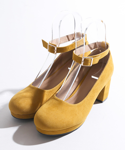 WEGO（ウィゴー）の「WEGO/ストラップパンプス（パンプス・レディース・グレー/ブラック/ダークインディゴブルー/レッド/マスタード/ブラウン・LARGE/MEDIUM）」の18枚目の写真