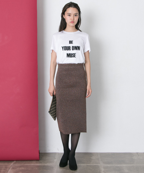 BY MALENE BIRGER（バイマレーネビルガー）の「BY MALENE BIRGER T-SHIRT（Tシャツ/カットソー・レディース・ブラック/レッド系その他/ホワイト・SMALL/X-SMALL）」の12枚目の写真