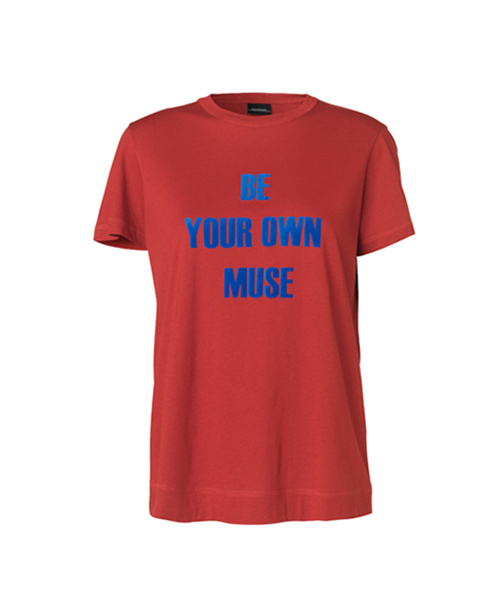 BY MALENE BIRGER（バイマレーネビルガー）の「BY MALENE BIRGER T-SHIRT（Tシャツ/カットソー・レディース・ブラック/レッド系その他/ホワイト・SMALL/X-SMALL）」の18枚目の写真