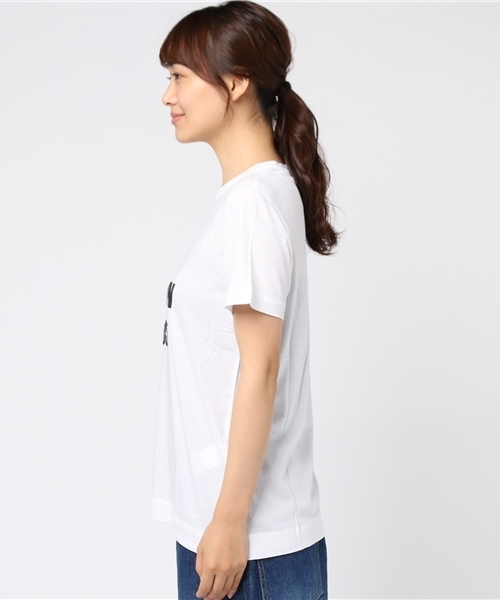 BY MALENE BIRGER（バイマレーネビルガー）の「BY MALENE BIRGER T-SHIRT（Tシャツ/カットソー・レディース・ブラック/レッド系その他/ホワイト・SMALL/X-SMALL）」の5枚目の写真
