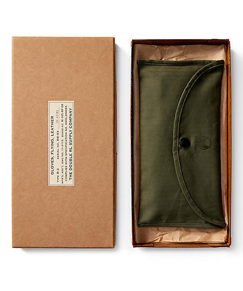 RRL（ダブル アール エル）の「レザー オフィサーズ グローブ