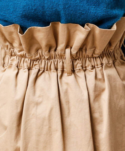 natural couture（ナチュラルクチュール）の「ハイウエストラップ風スカート（スカート・レディース・ブラック/ベージュ/レンガ・FREE）」の11枚目の写真