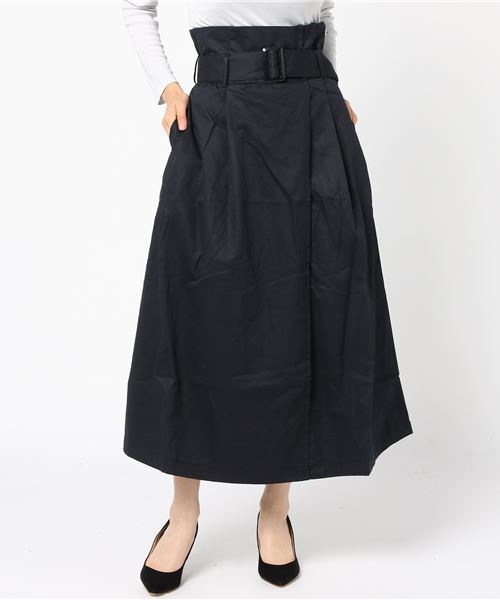 natural couture（ナチュラルクチュール）の「ハイウエストラップ風スカート（スカート・レディース・ブラック/ベージュ/レンガ・FREE）」の19枚目の写真