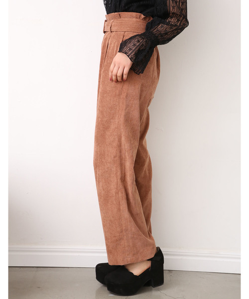 one after another NICE CLAUP（ワンアフターアナザーナイスクラップ）の「細コールパンツ（その他パンツ・レディース・ブラック/ベージュ/ピンク/アイボリー・FREE）」の18枚目の写真