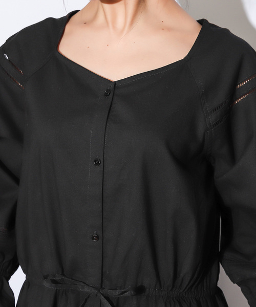 CIAOPANIC（チャオパニック）の「キャンディースリーブワンピース（ワンピース・レディース・アイボリー/ブラック・FREE）」の7枚目の写真