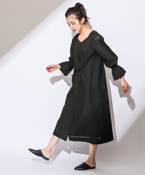 CIAOPANIC（チャオパニック）の「キャンディースリーブワンピース（ワンピース・レディース・アイボリー/ブラック・FREE）」の18枚目の写真