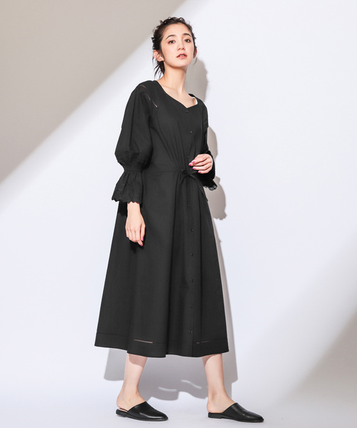 CIAOPANIC（チャオパニック）の「キャンディースリーブワンピース（ワンピース・レディース・アイボリー/ブラック・FREE）」の9枚目の写真