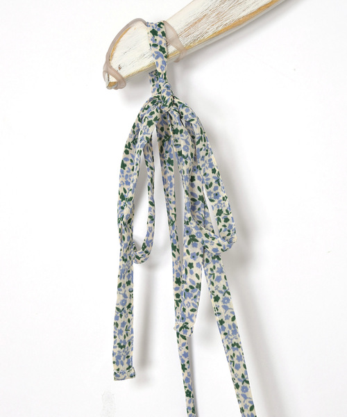 w closet(ダブルクローゼット)の「小花柄パイピングティアードスカート(スカート・レディース・オフホワイト/グリーン系その他/ネイビー・FREE)」の11枚目の写真