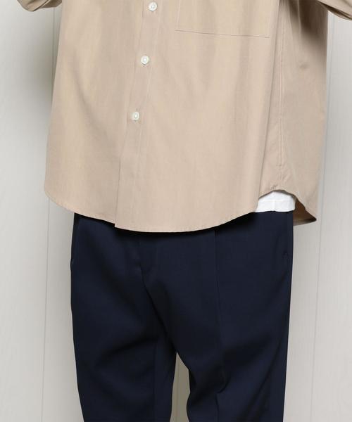 AURALEE（オーラリー）の「＜AURALEE＞FINX TWILL BIG SHIRT/シャツ.（シャツ/ブラウス・メンズ・ベージュ/ホワイト・3/4）」の8枚目の写真