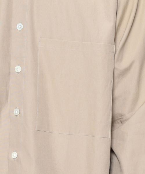 AURALEE（オーラリー）の「＜AURALEE＞FINX TWILL BIG SHIRT/シャツ.（シャツ/ブラウス・メンズ・ベージュ/ホワイト・3/4）」の9枚目の写真