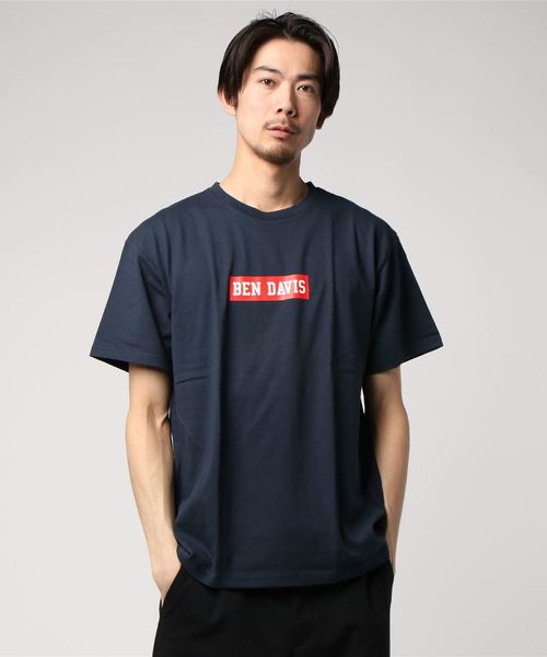 BEN DAVIS（ベンデイビス）の「BEN DAVIS ORIGINALS PRINT TEE（Tシャツ/カットソー・メンズ・ホワイト/ブラック/ネイビー/ピンク/ヘザーグレー/オレンジ/ホワイト×ブラック/ブラック×ブラック・LARGE/MEDIUM/SMALL/X-LARGE）」の6枚目の写真