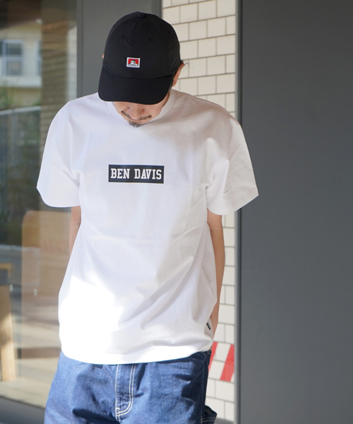 BEN DAVIS（ベンデイビス）の「BEN DAVIS ORIGINALS PRINT TEE（Tシャツ/カットソー・メンズ・ホワイト/ブラック/ネイビー/ピンク/ヘザーグレー/オレンジ/ホワイト×ブラック/ブラック×ブラック・LARGE/MEDIUM/SMALL/X-LARGE）」の13枚目の写真