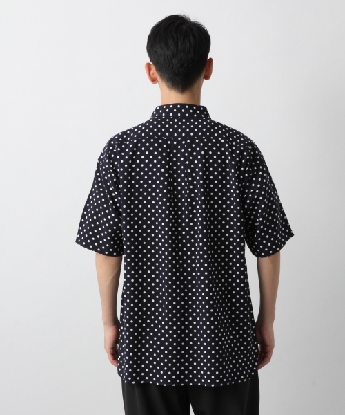 RAGEBLUE（レイジブルー）の「ドットシャツ/794626（シャツ/ブラウス・メンズ・ホワイト/ネイビー・LARGE/MEDIUM/SMALL）」の6枚目の写真