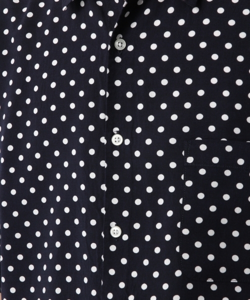 RAGEBLUE（レイジブルー）の「ドットシャツ/794626（シャツ/ブラウス・メンズ・ホワイト/ネイビー・LARGE/MEDIUM/SMALL）」の12枚目の写真