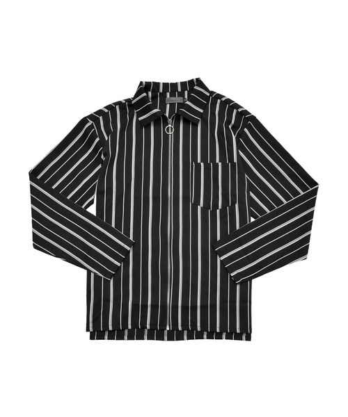 MinoriTY（マイノリティ）の「ランダムストライプドリズラー　長袖（その他アウター・メンズ・ブラック/ネイビー/ブラウン/カーキ・M/L）」の5枚目の写真