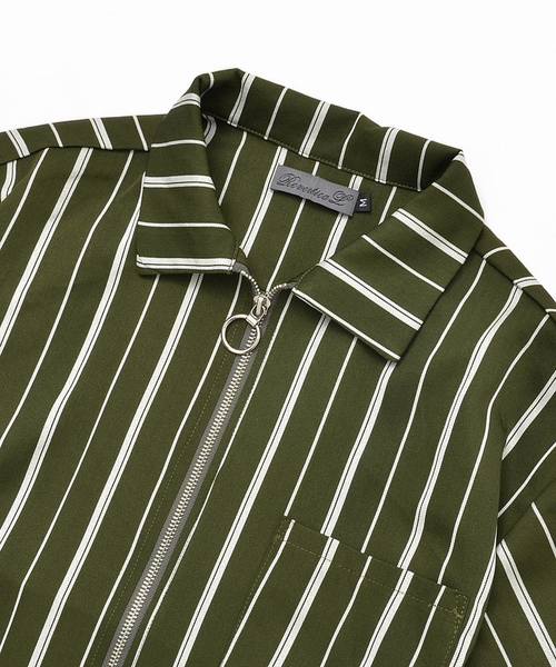 MinoriTY（マイノリティ）の「ランダムストライプドリズラー　長袖（その他アウター・メンズ・ブラック/ネイビー/ブラウン/カーキ・M/L）」の13枚目の写真