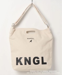 【 KANGOL / カンゴール 】 キャンバス ショルダー トート バッグ