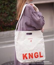 KANGOL | 【 KANGOL / カンゴール 】 キャンバス ショルダー トート バッグ(トートバッグ)