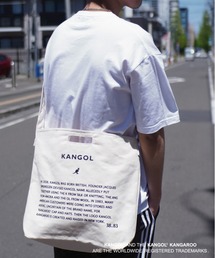 【 KANGOL / カンゴール 】 キャンバス ショルダー トート バッグ