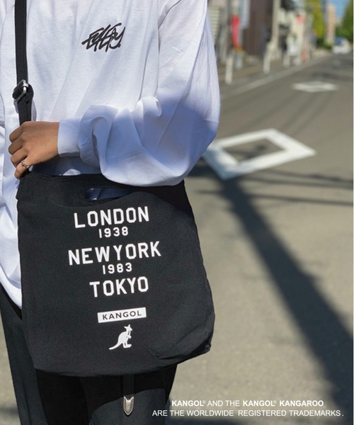 KANGOL（カンゴール）の「【 KANGOL / カンゴール 】 キャンバス ショルダー トート バッグ（トートバッグ・レディース・ホワイト/ホワイト系その他/ホワイト系その他2/ホワイト系その他3/ホワイト系その他4/ホワイト系その他5/ホワイト系その他6/ホワイト系その他7/ホワイト×ピンク/ホワイト×ブラック/ブラック×ホワイト/ブラック×ライム/ブラック×グレー/ブラック系その他/ブラック系その他2/ブラック系その他3/その他/その他1/その他2/その他5/その他6/その他4/その他3/ブラック系その他4/その他8/その他9/ホワイト×レッド/ホワイト×ブルー/その他7/ブラック系その他5/その他10/その他11/ブラック系その他6・FREE）」の18枚目の写真