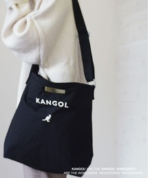 【 KANGOL / カンゴール 】 キャンバス ショルダー トート バッグ