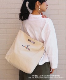 KANGOL（カンゴール）の「【 KANGOL / カンゴール 】 キャンバス ショルダー トート バッグ（トートバッグ）」