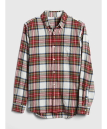 GAP | スタンダードフィット フランネル ポケットシャツ(シャツ/ブラウス)