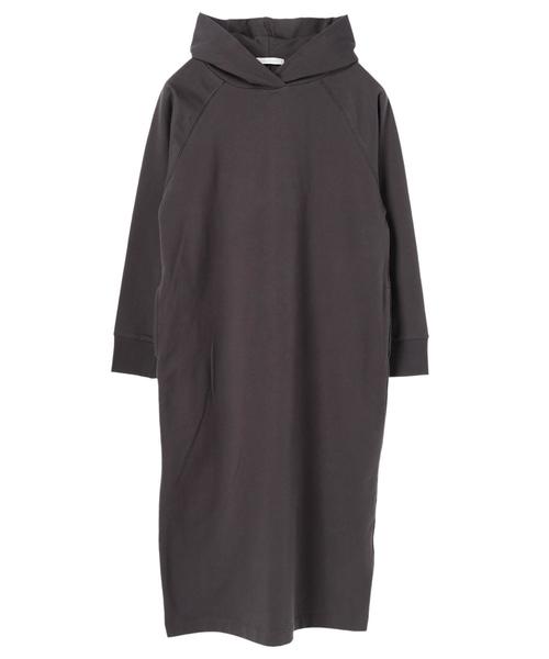 AMERICAN HOLIC(アメリカンホリック)の「ミニ裏毛マキシワンピース(ワンピース・レディース・オートミール/LT.Gray/チャコールグレー・FREE)」の6枚目の写真