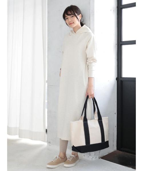 AMERICAN HOLIC(アメリカンホリック)の「ミニ裏毛マキシワンピース(ワンピース・レディース・オートミール/LT.Gray/チャコールグレー・FREE)」の14枚目の写真