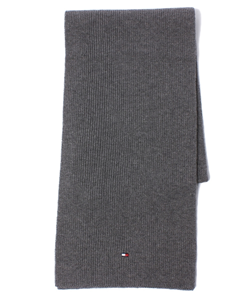 TOMMY HILFIGER（トミーヒルフィガー）の「JAMES LW BASIC SCARF（マフラー・メンズ・ブラック/グレー/ネイビー/レッド・ONE SIZE）」の2枚目の写真