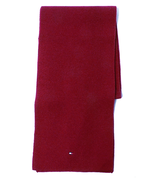 TOMMY HILFIGER（トミーヒルフィガー）の「JAMES LW BASIC SCARF（マフラー・メンズ・ブラック/グレー/ネイビー/レッド・ONE SIZE）」の4枚目の写真